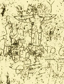 Crucified donkey