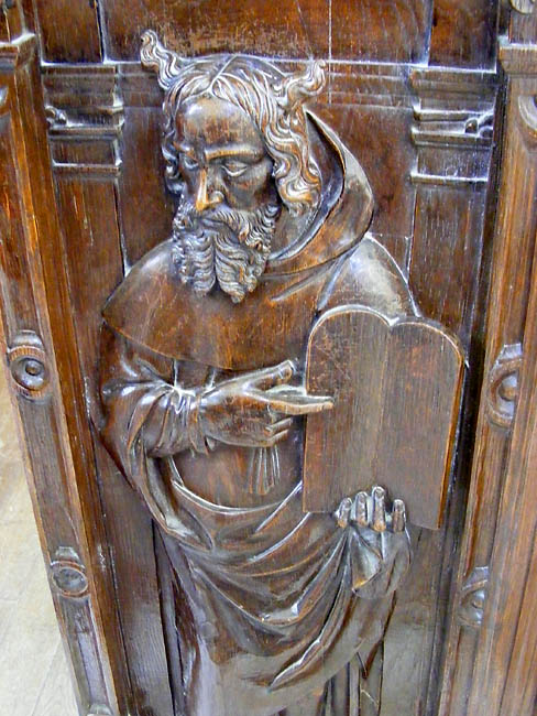 Moses with horns 