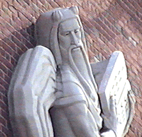 Moses with horns 