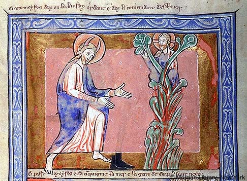 Moses with horns 