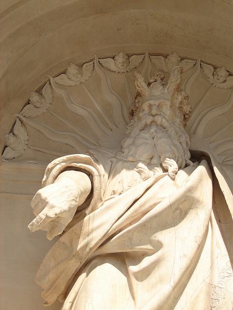 Moses with horns 