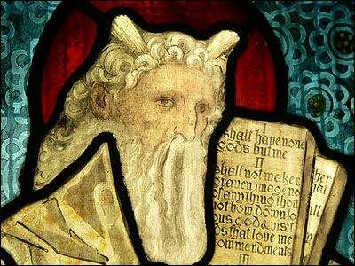 Moses with horns 