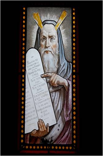 Moses with horns 