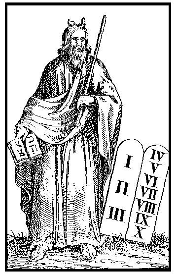 Moses with horns 