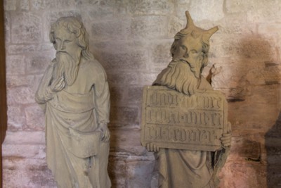 Moses with horns 