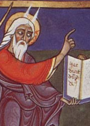 Moses with horns 