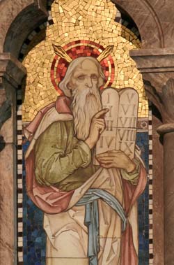 Moses with horns 