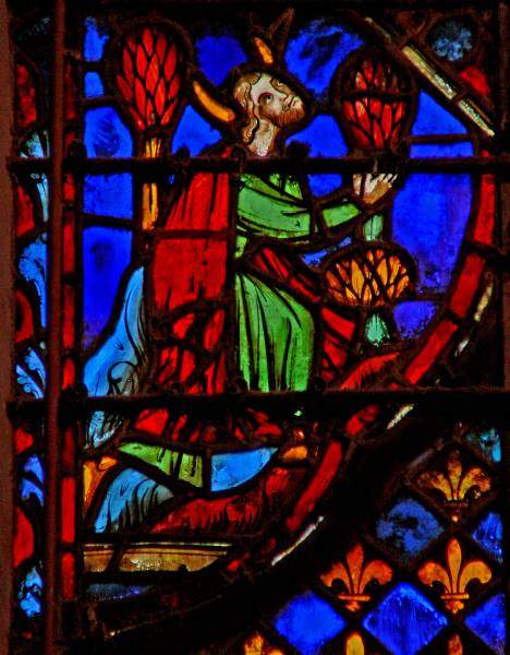 Moses with horns 