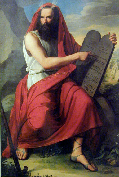 Moses with horns 
