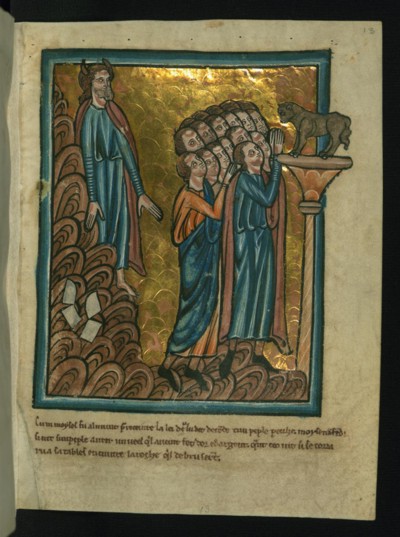 Moses with horns 
