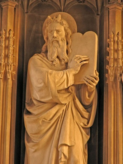 Moses with horns 
