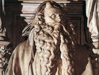 Moses with horns 