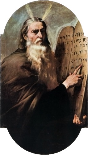 Moses with horns 