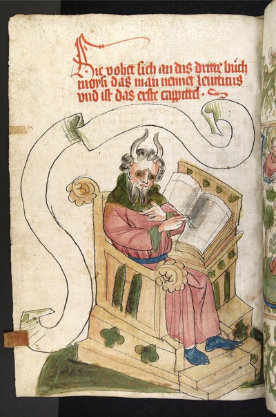 Moses with horns 