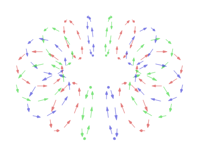 Flow around an idealized vortex ring